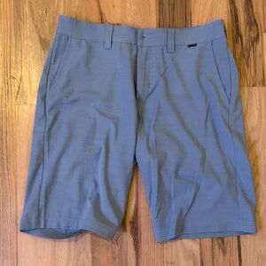 Travis Mathew Light Blue Flat Front Shorts